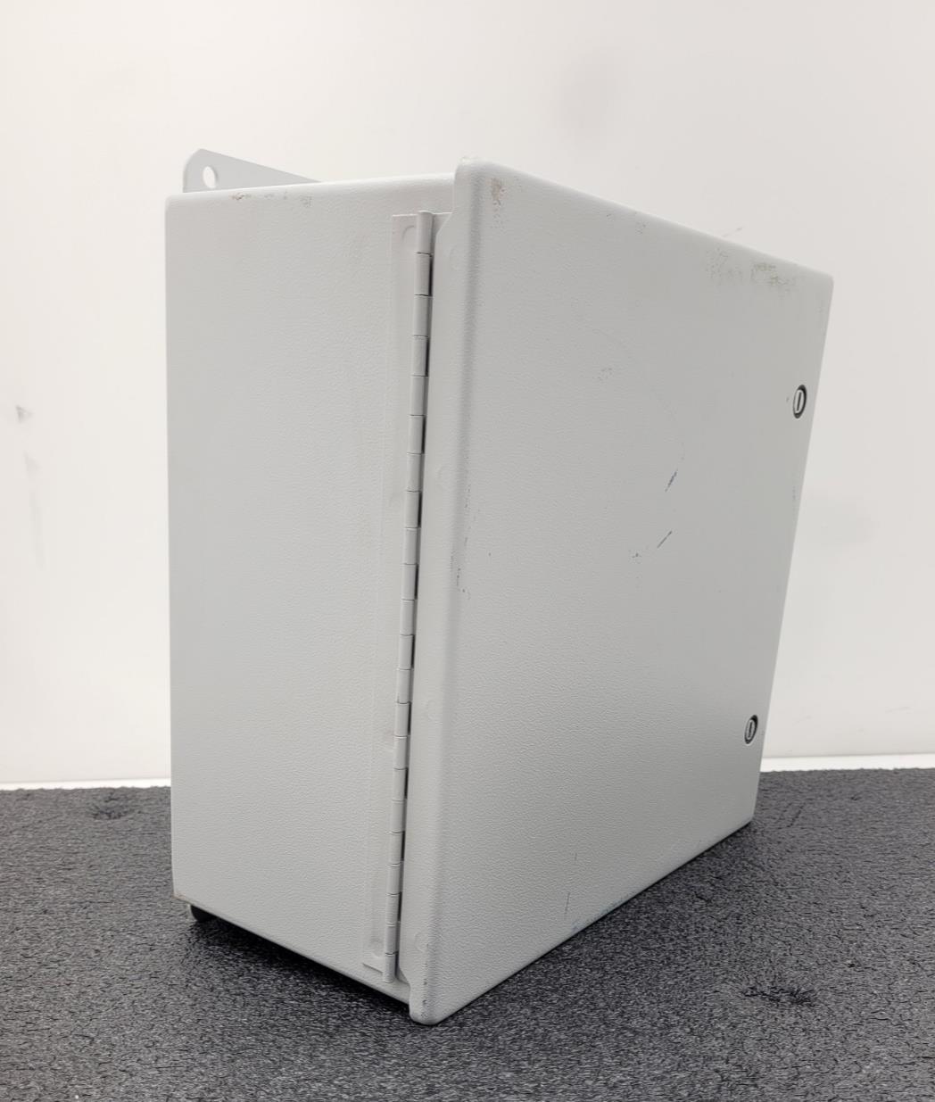 Hoffman NVent A1212CHFL Panel Enclosure White Type 4, 12 w/ backing plate