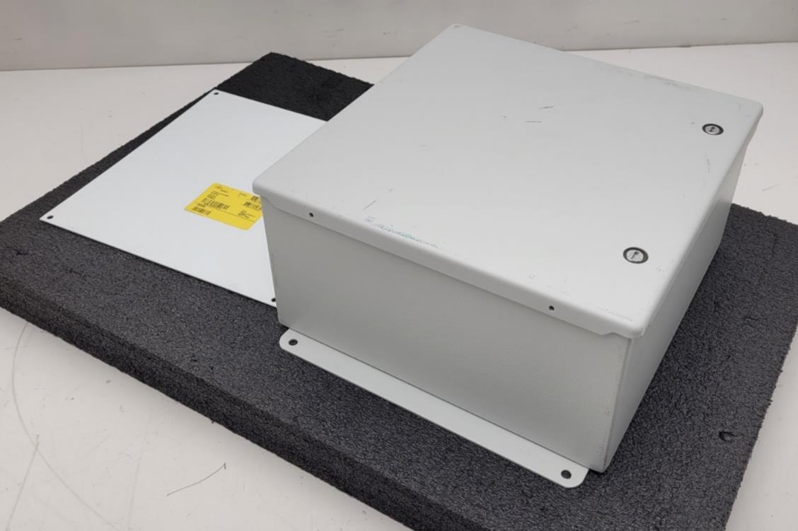 Hoffman NVent A1212CHFL Panel Enclosure White Type 4, 12 w/ backing plate