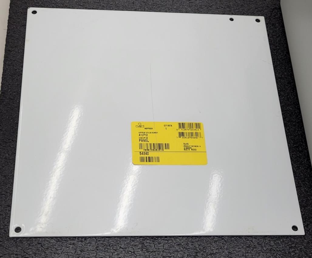 Hoffman NVent A1212CHFL Panel Enclosure White Type 4, 12 w/ backing plate