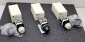 Lot of 3x ALLEN-BRADLEY AB  800HC-QRH24W QRH24G Pilot Lite 2x White 1x Green NEW