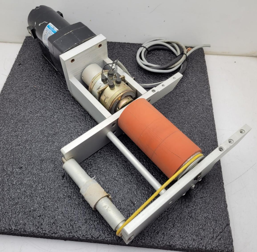 LEESON 985-627H 90VDC 0.8A Permanent Magnet 60:1 GearMotor w/ Clutch 30RPM