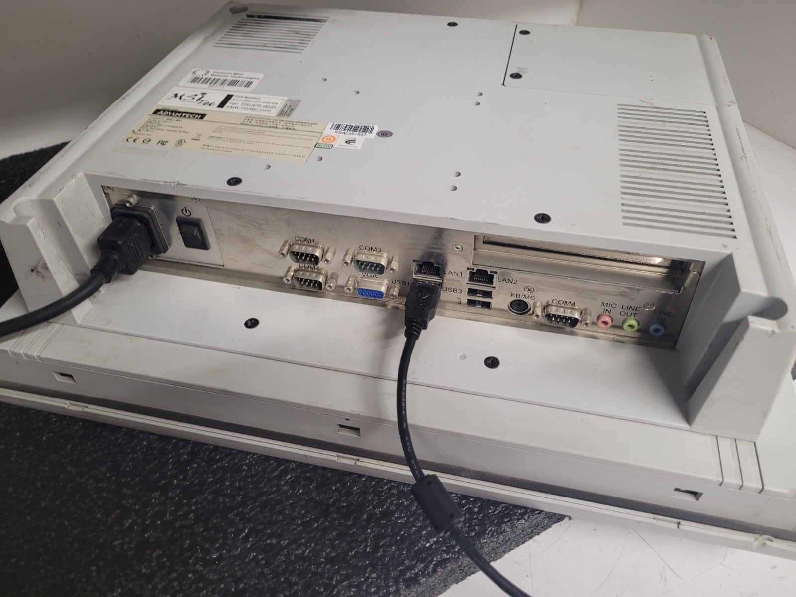 Advantech PPC-177T-BARE-TE Color TFT LCD Operator Touch Panel HMI 17" Screen G