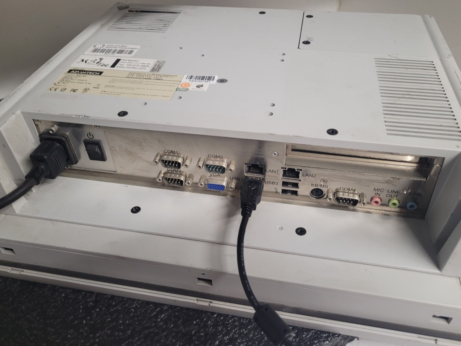 Advantech PPC-177T-BARE-TE Color TFT LCD Operator Touch Panel HMI 17" Screen G