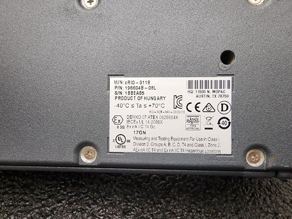 National Instruments NI CRIO-9024 CompactRIO Real-Time Controller 8 Slot