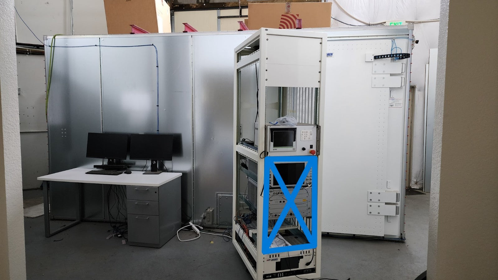 ETS-Lindgren AMS-5703 CATR Compact Antenna Test Range 5G Anechoic RF Chamber