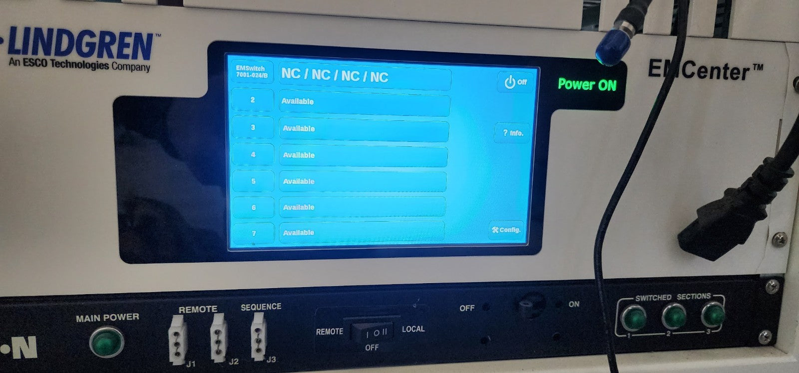 ETS-Lindgren AMS-5703 CATR Compact Antenna Test Range 5G Anechoic RF Chamber