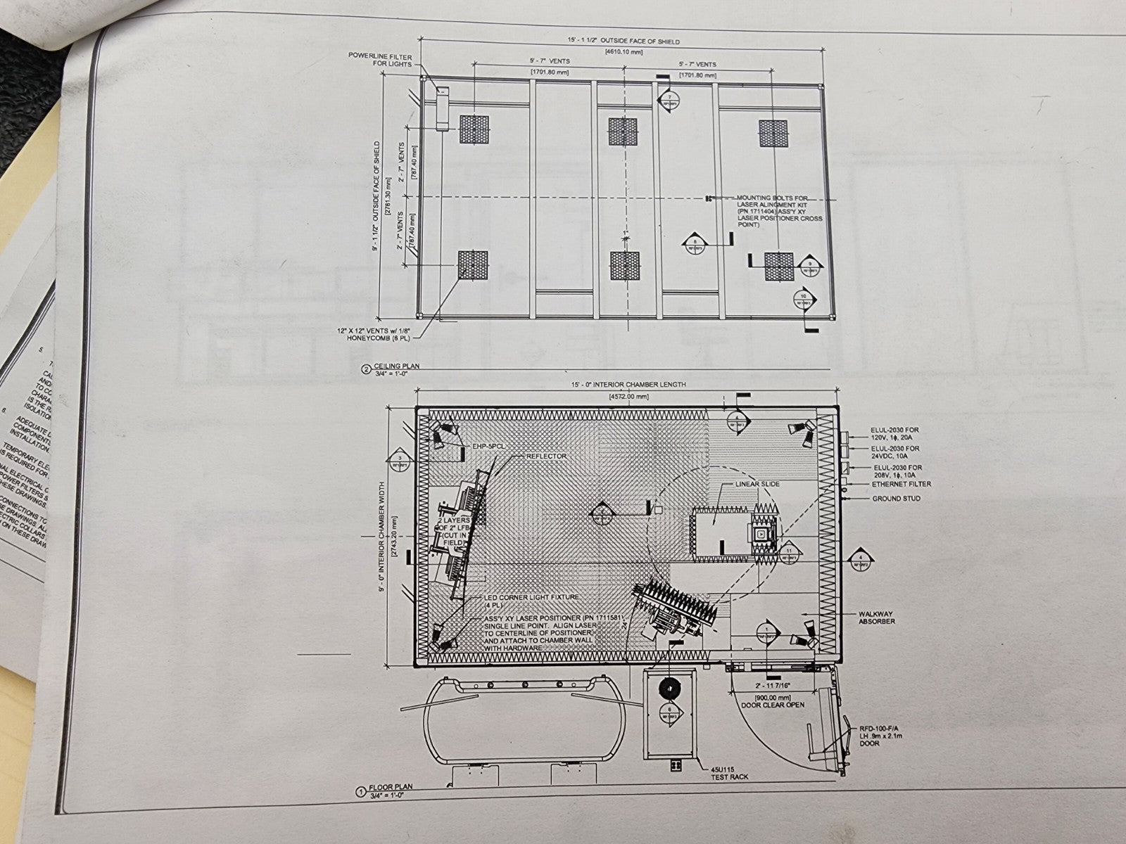 ETS-Lindgren AMS-5703 CATR Compact Antenna Test Range 5G Anechoic RF Chamber
