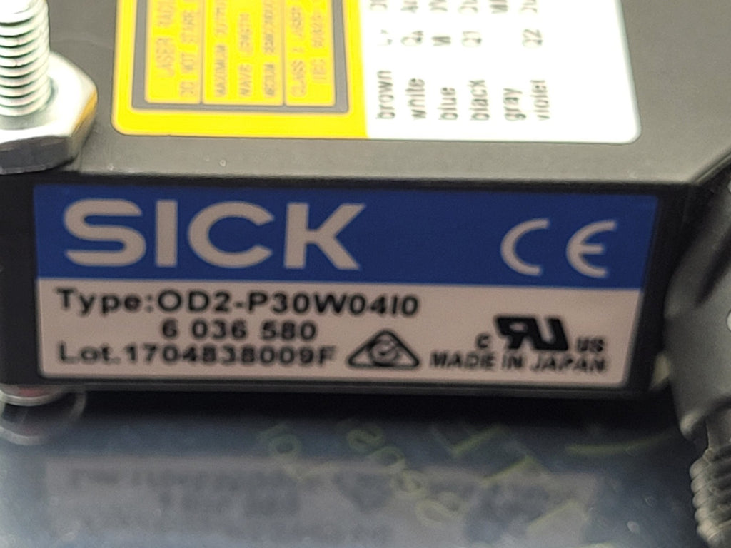 Sick OD2-P30W04I0 6036580 Displacement Ranging  Sensor Scanner