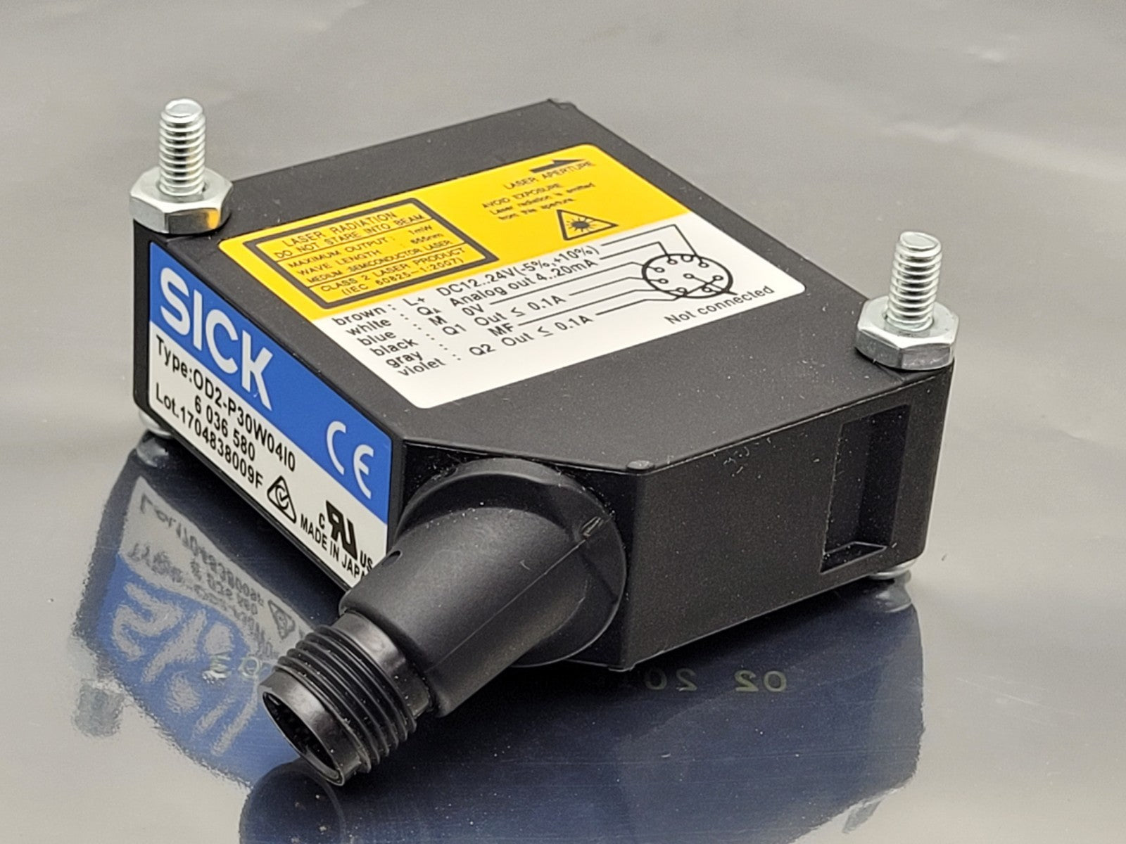 Sick OD2-P30W04I0 6036580 Displacement Ranging  Sensor Scanner