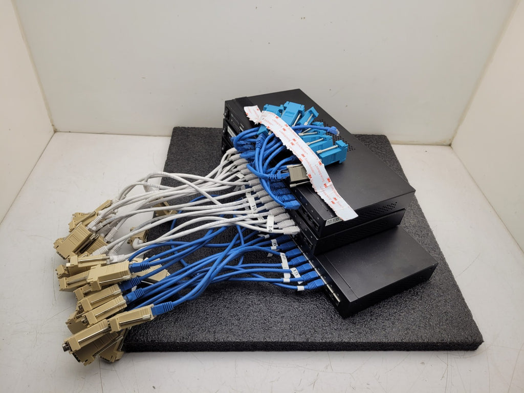 Lot of 3x Digi PortServer TS 16 MEI 16-Port Ethernet to Serial Terminal Server