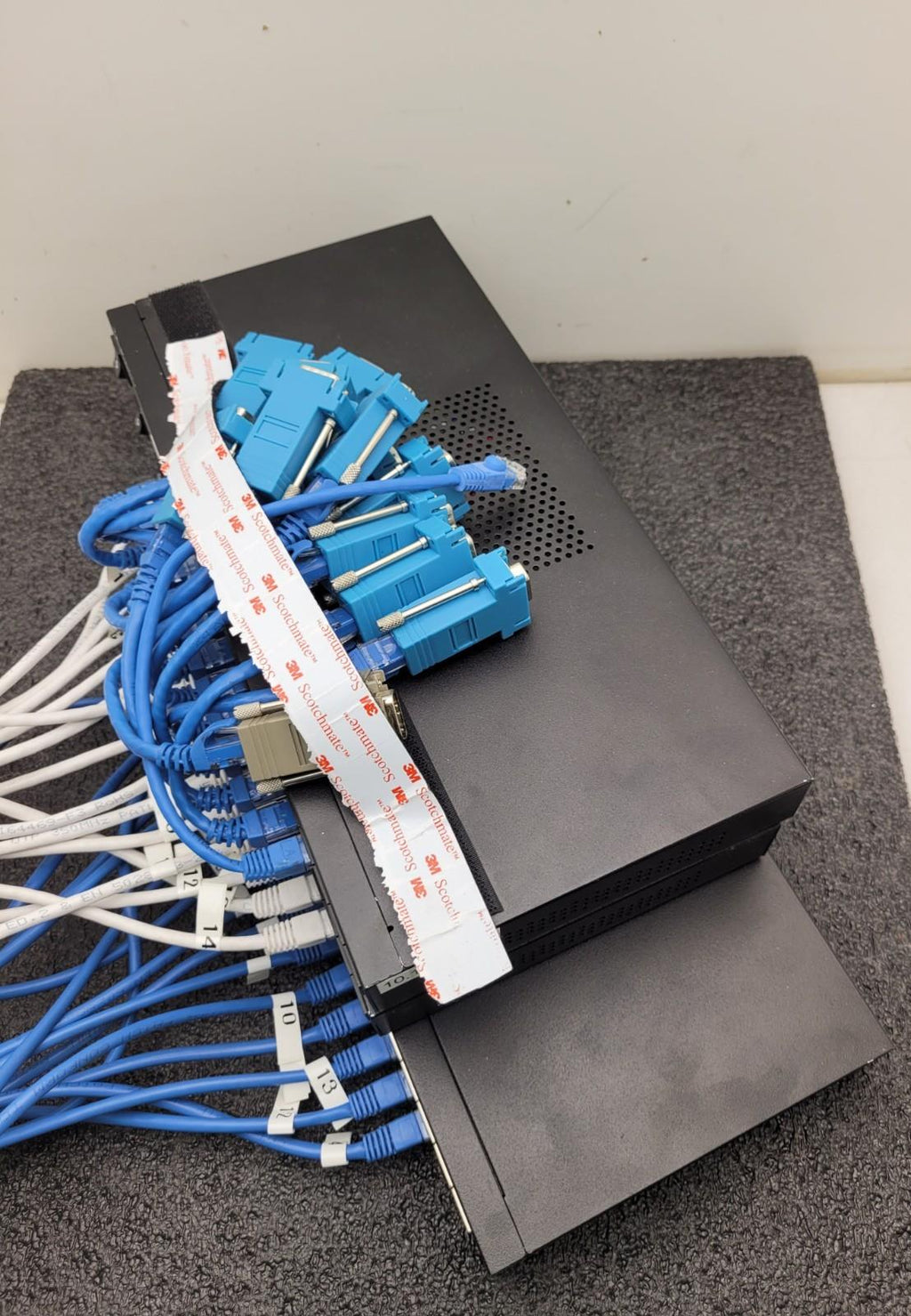 Lot of 3x Digi PortServer TS 16 MEI 16-Port Ethernet to Serial Terminal Server