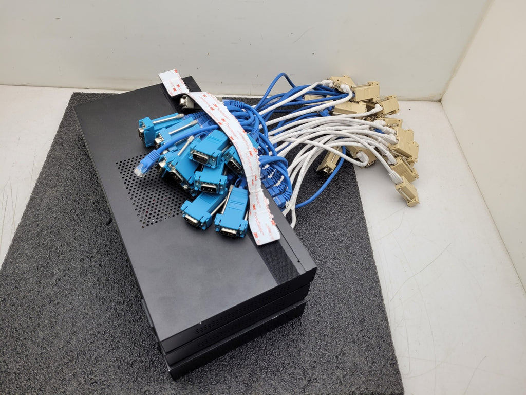 Lot of 3x Digi PortServer TS 16 MEI 16-Port Ethernet to Serial Terminal Server