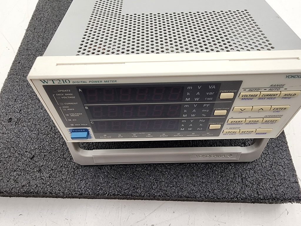 Yokogawa WT210 Benchtop Digital Power Meter 760401-D/C1 SPEC AC Line Analyzer