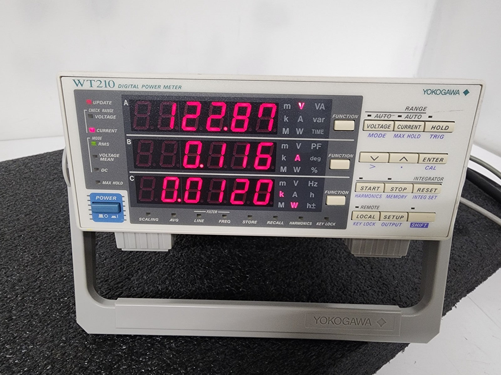 Yokogawa WT210 Benchtop Digital Power Meter 760401-D/C1 SPEC AC Line Analyzer