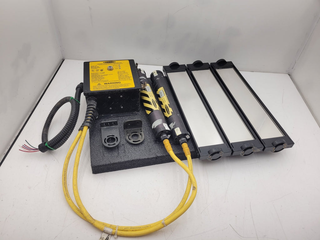 BANNER MGCA-4A Machine-Guard Control Box Light Curtain MGR1216A MGE1216A Mirrors