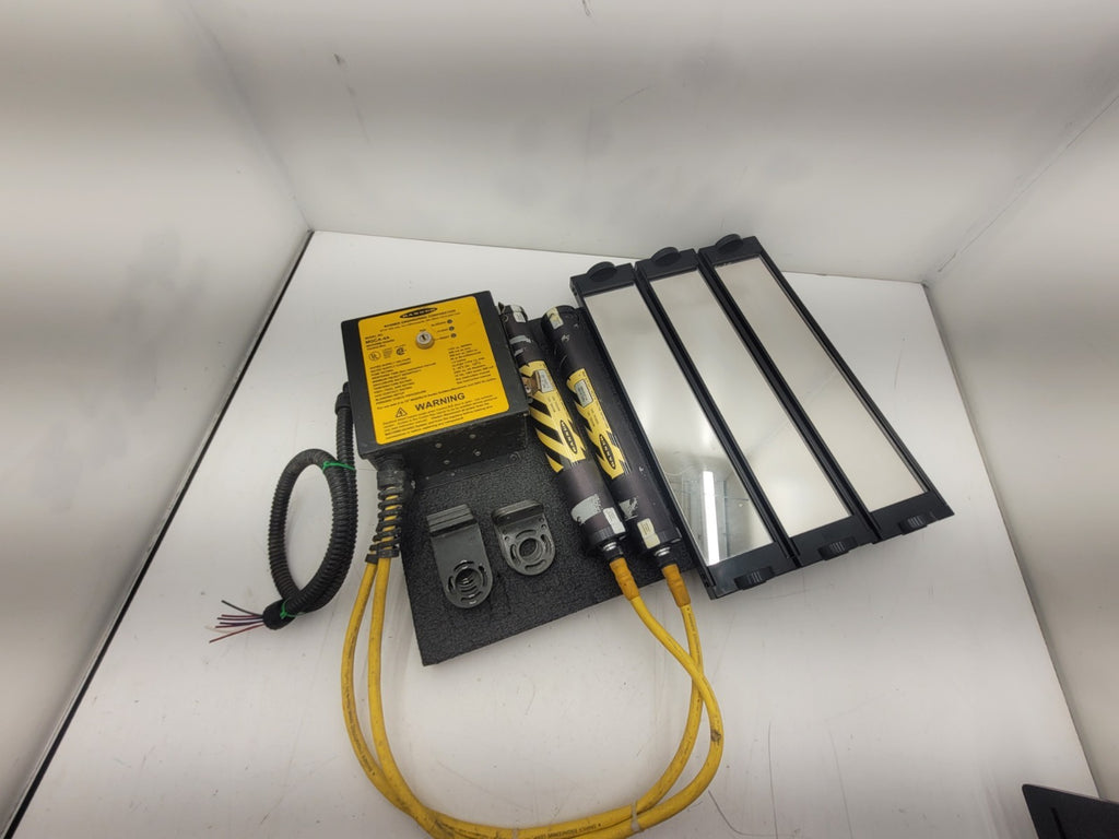 BANNER MGCA-4A Machine-Guard Control Box Light Curtain MGR1216A MGE1216A Mirrors