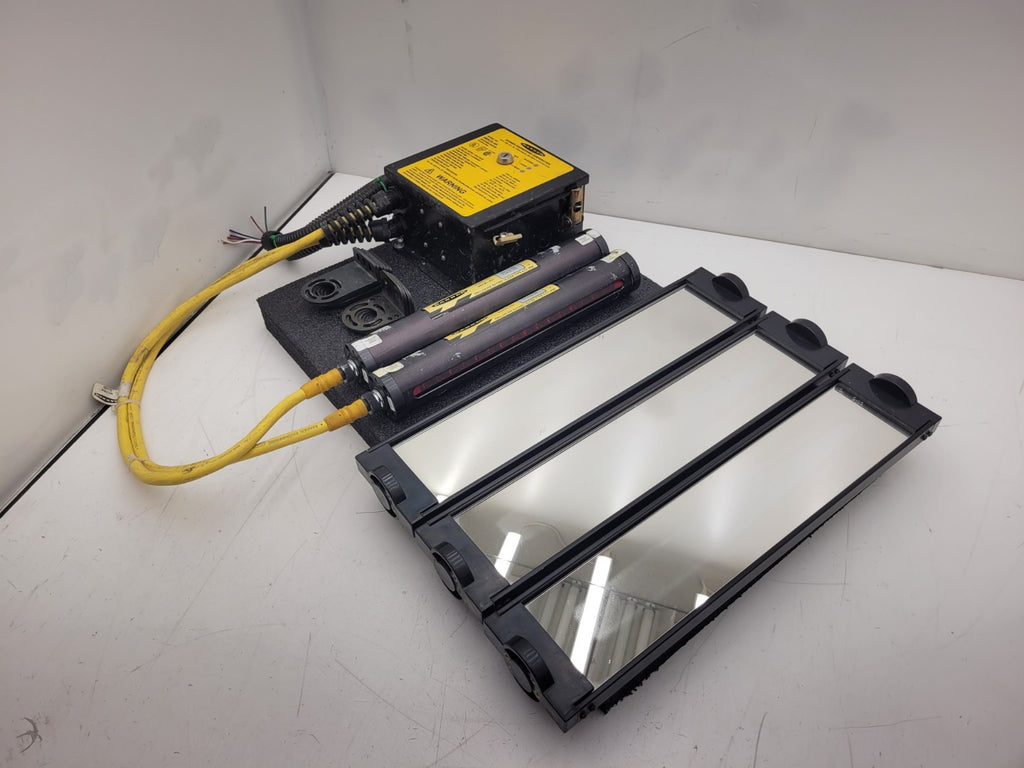 BANNER MGCA-4A Machine-Guard Control Box Light Curtain MGR1216A MGE1216A Mirrors