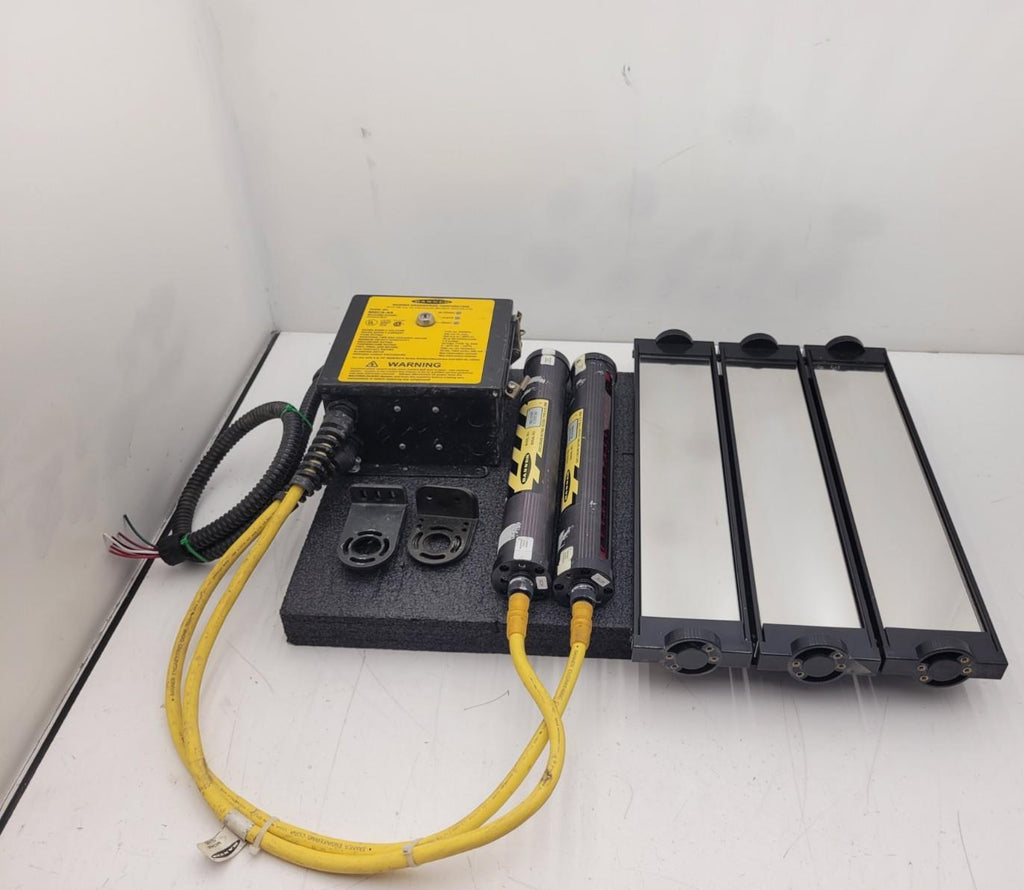 BANNER MGCA-4A Machine-Guard Control Box Light Curtain MGR1216A MGE1216A Mirrors