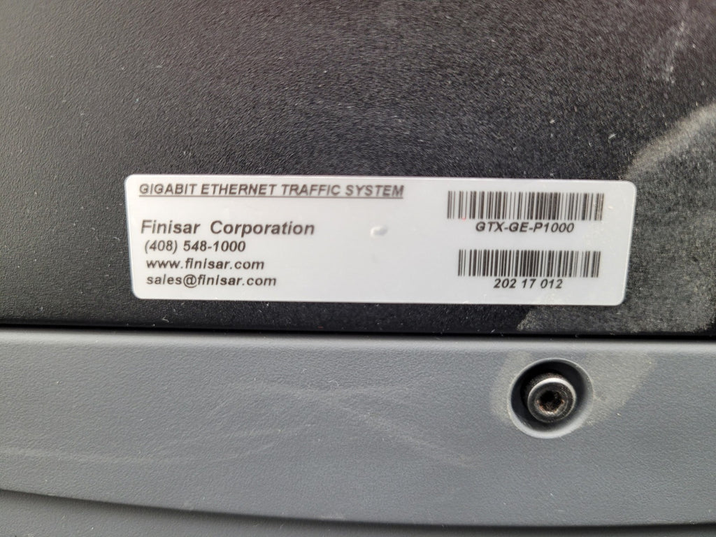 FINISAR GTX-GE-P1000 Gigabit Ethernet Traffic System + Exp Chassis Broken Screen