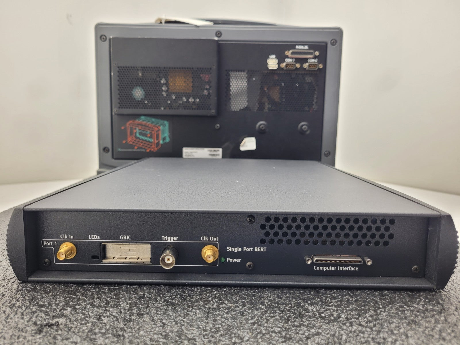 FINISAR GTX-GE-P1000 Gigabit Ethernet Traffic System + Exp Chassis Broken Screen