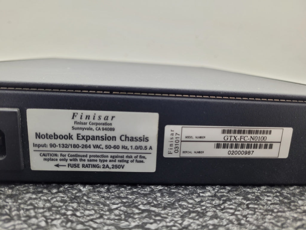 FINISAR GTX-GE-P1000 Gigabit Ethernet Traffic System + Exp Chassis Broken Screen