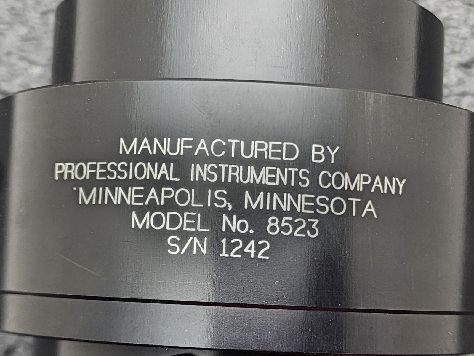 Professional Instruments 8523 Air Bearing Spindle Tested Spins Smooth A3