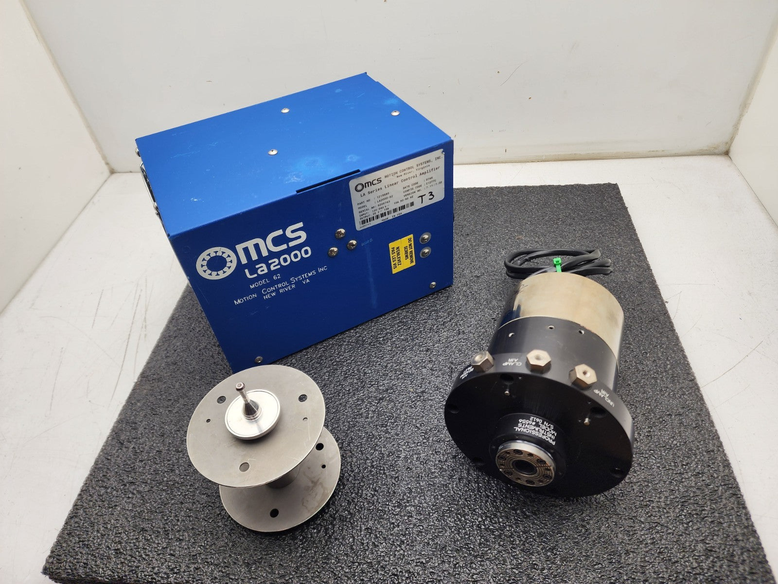 Professional Instruments 6556 Air Bearing Spindle Tested Spins Controller W