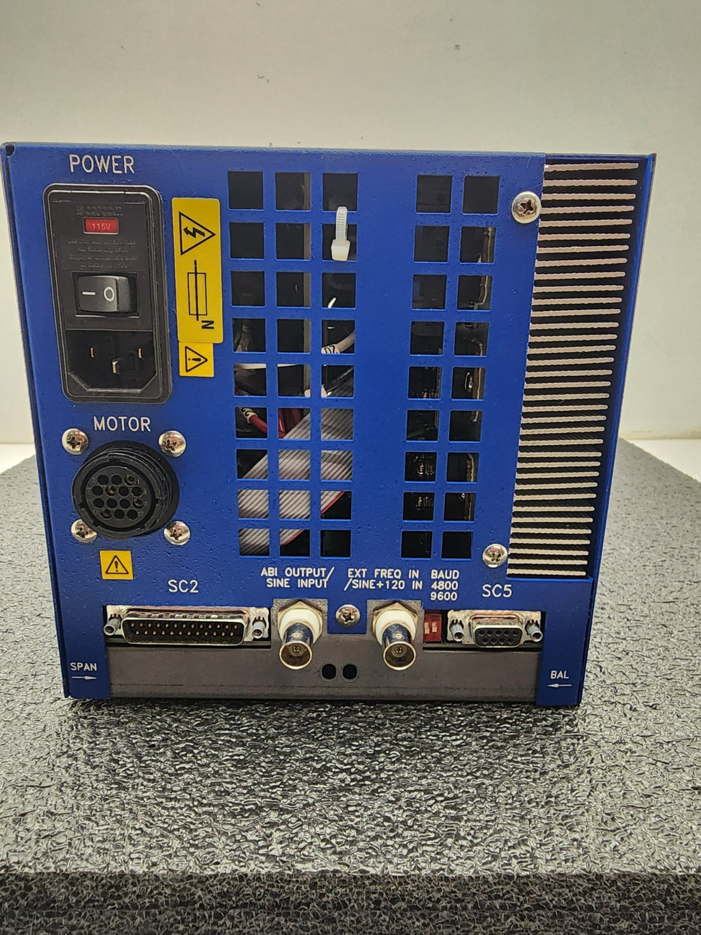 Professional Instruments 6556 Air Bearing Spindle Tested Spins Controller W