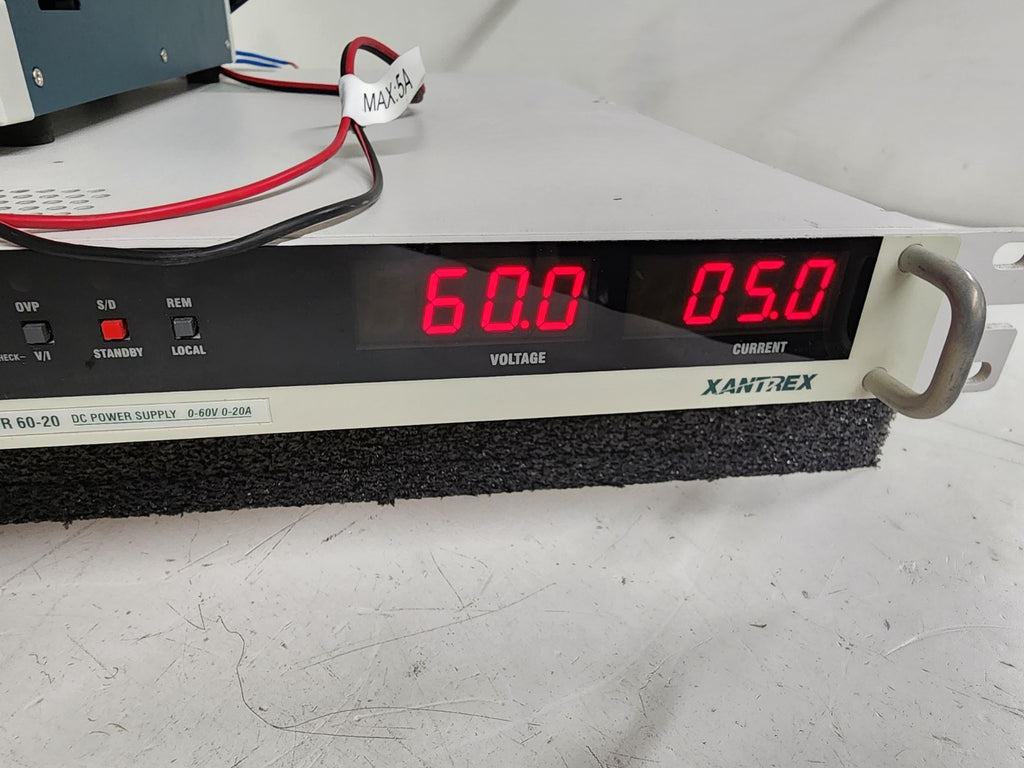 Xantrex XFR 60-20 Programmable DC Power Supply 0-60 Volts 0-20 Amp 1200W GPIB