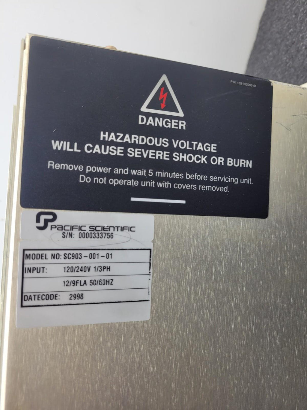 Pacific Scientific SC903-001-01 Servo Drive Controller SC903