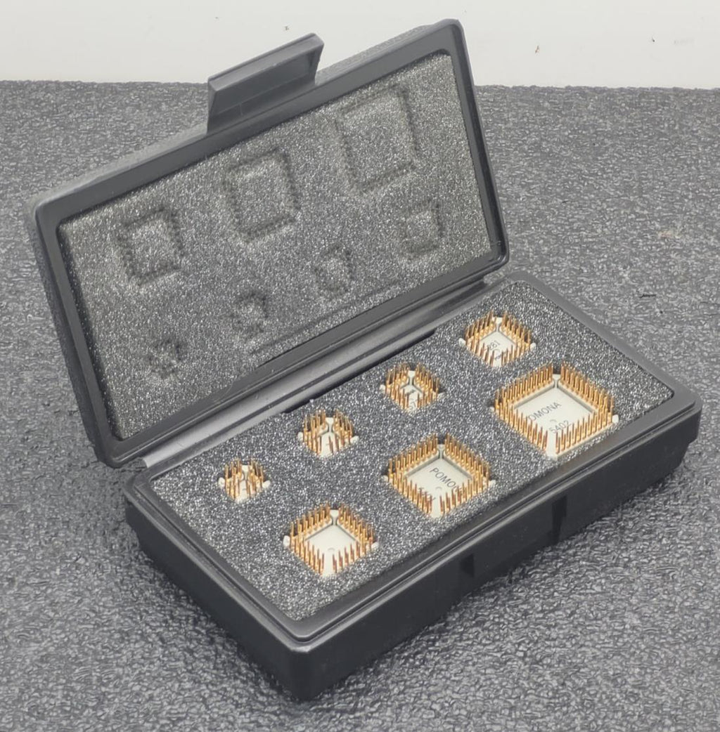 ITT Pomona 5515A PLCC Clip Kit Set Of 7 Socket Chip 20 28 32 44 52 68 84 Pins