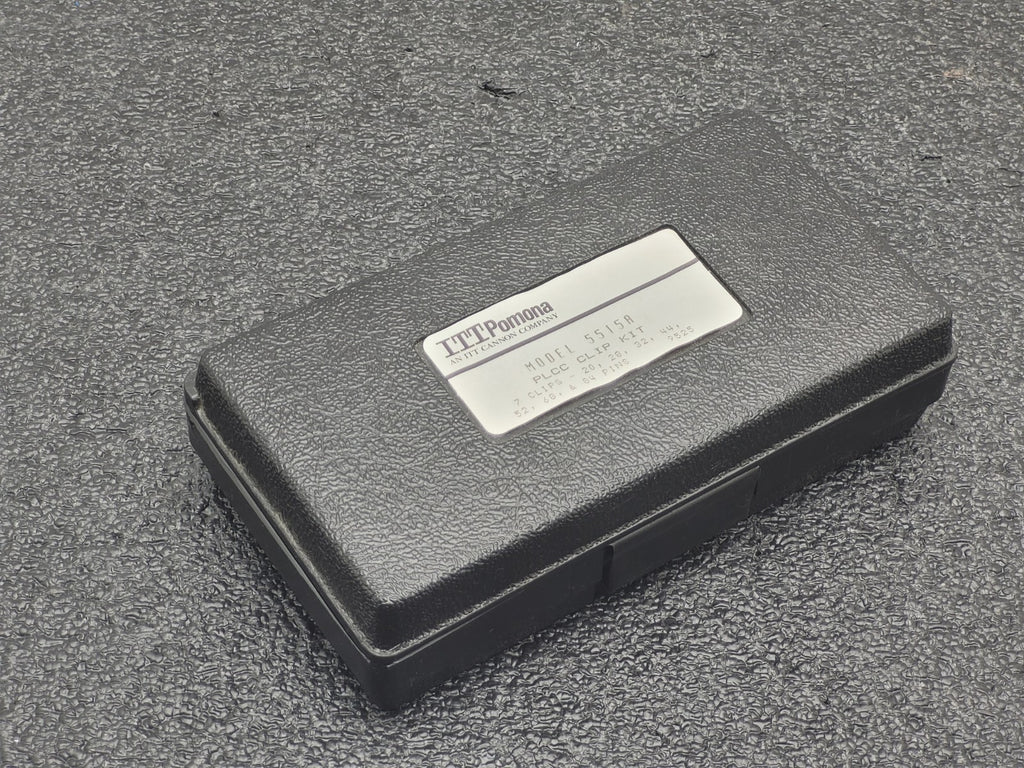 ITT Pomona 5515A PLCC Clip Kit Set Of 7 Socket Chip 20 28 32 44 52 68 84 Pins
