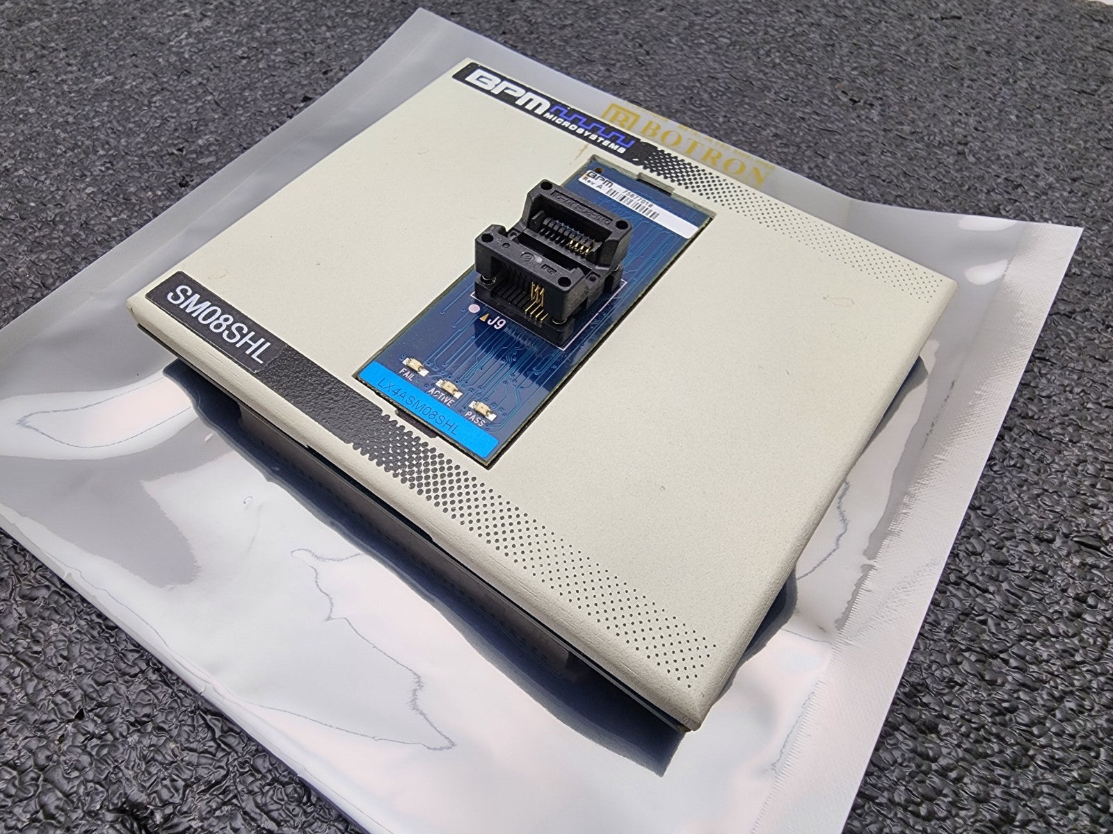 BP Microsystems  Socket Card SM08SHL LX4ASM08HL Programmer Adapter 8 Pin SOIC