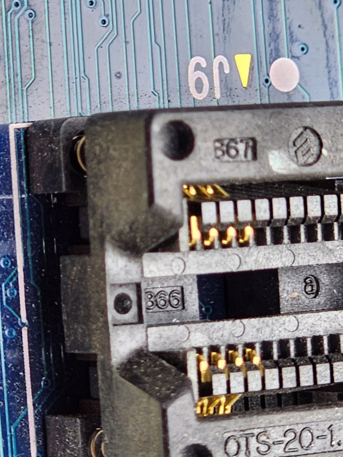 BP Microsystems  Socket Card SM08SHL LX4ASM08HL Programmer Adapter 8 Pin SOIC