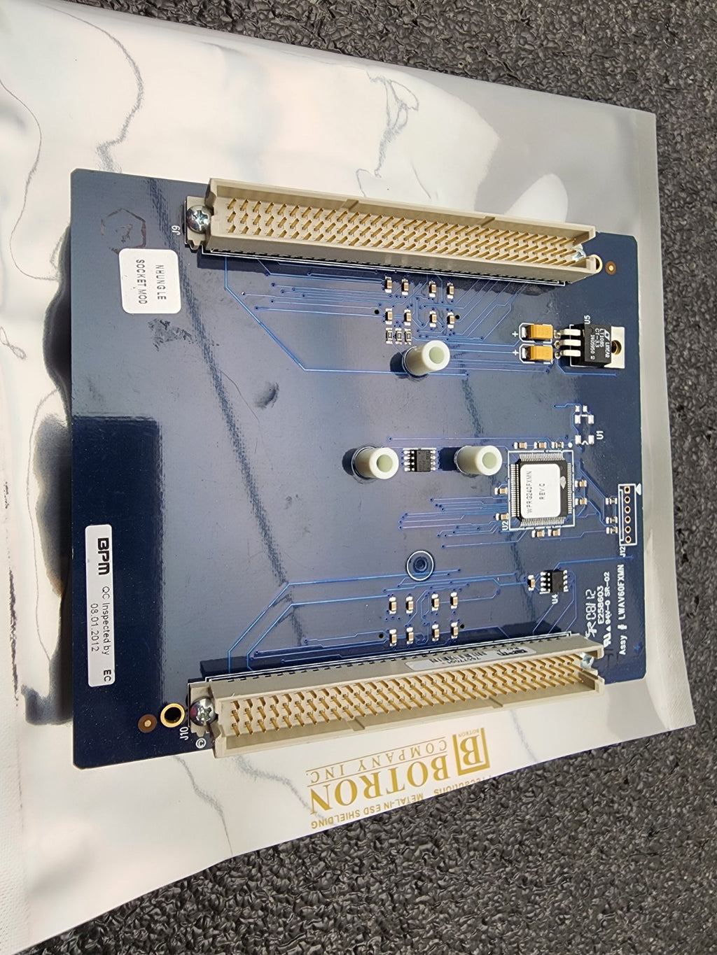 BP Microsystems  Socket Card SM08SHL LX4ASM08HL Programmer Adapter 8 Pin SOIC