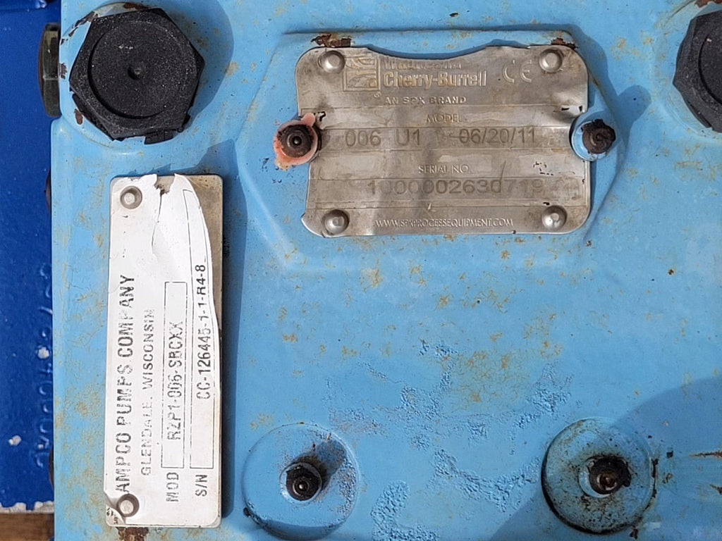 Waukesha Cherry Burrell SPX-Flow Universal 006 U1 Positive Displacement Pump PDD