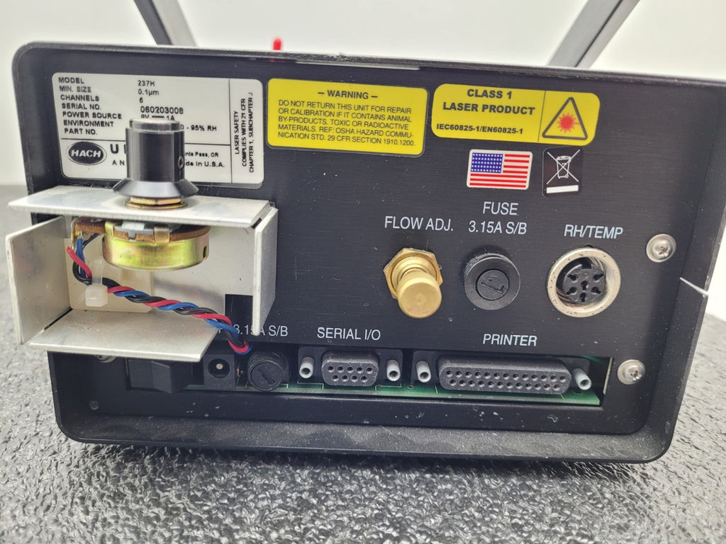 Hach MetOne Laser Particle Counter 237A  (No Power Adapter) Parts or Repair
