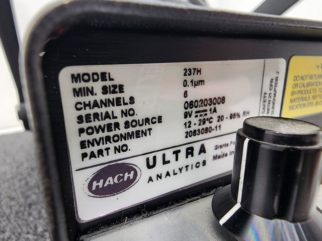 Hach MetOne Laser Particle Counter 237A  (No Power Adapter) Parts or Repair