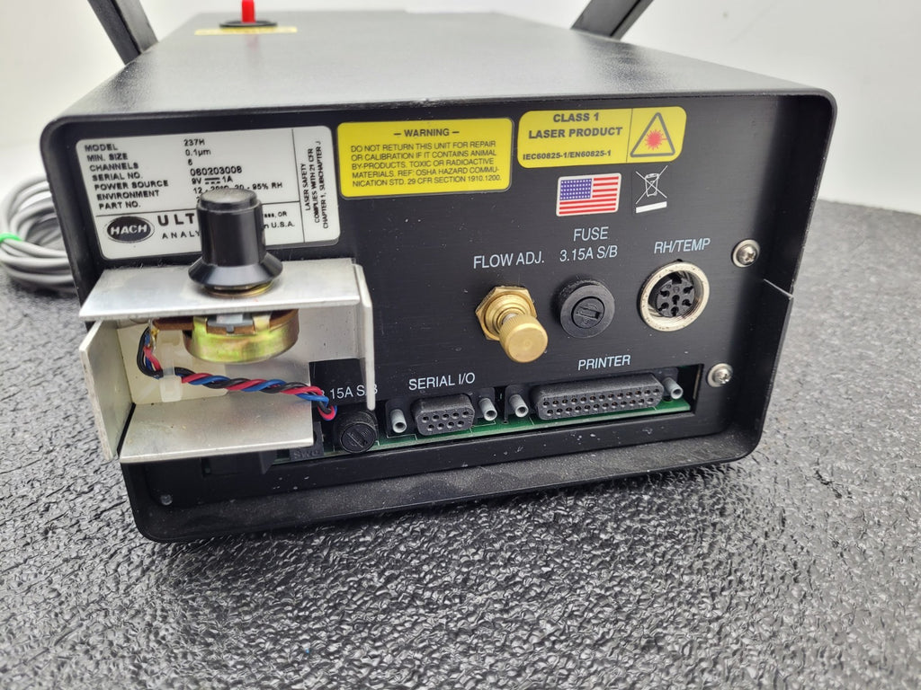 Hach MetOne Laser Particle Counter 237A  (No Power Adapter) Parts or Repair