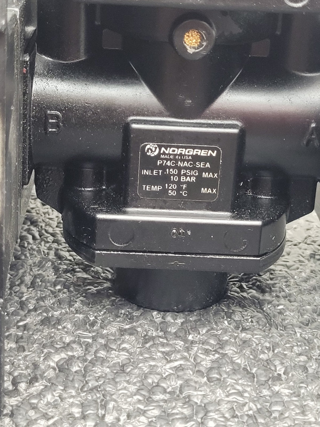 NORGREN P74A-NNC-SEA P74ANNCSEA 150PSI 12VDC 3/4" NC Solenoid Valve w/mounts