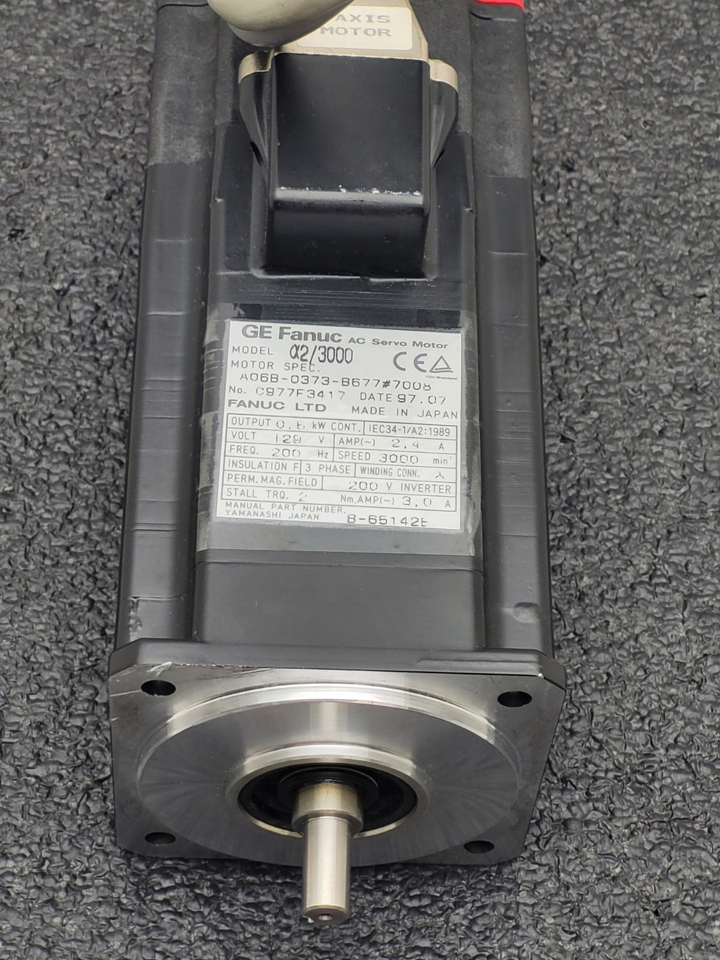 GE Fanuc A2/3000 A06B-0373-B677#7008 A06B0373B6777008 AC Servo Motor