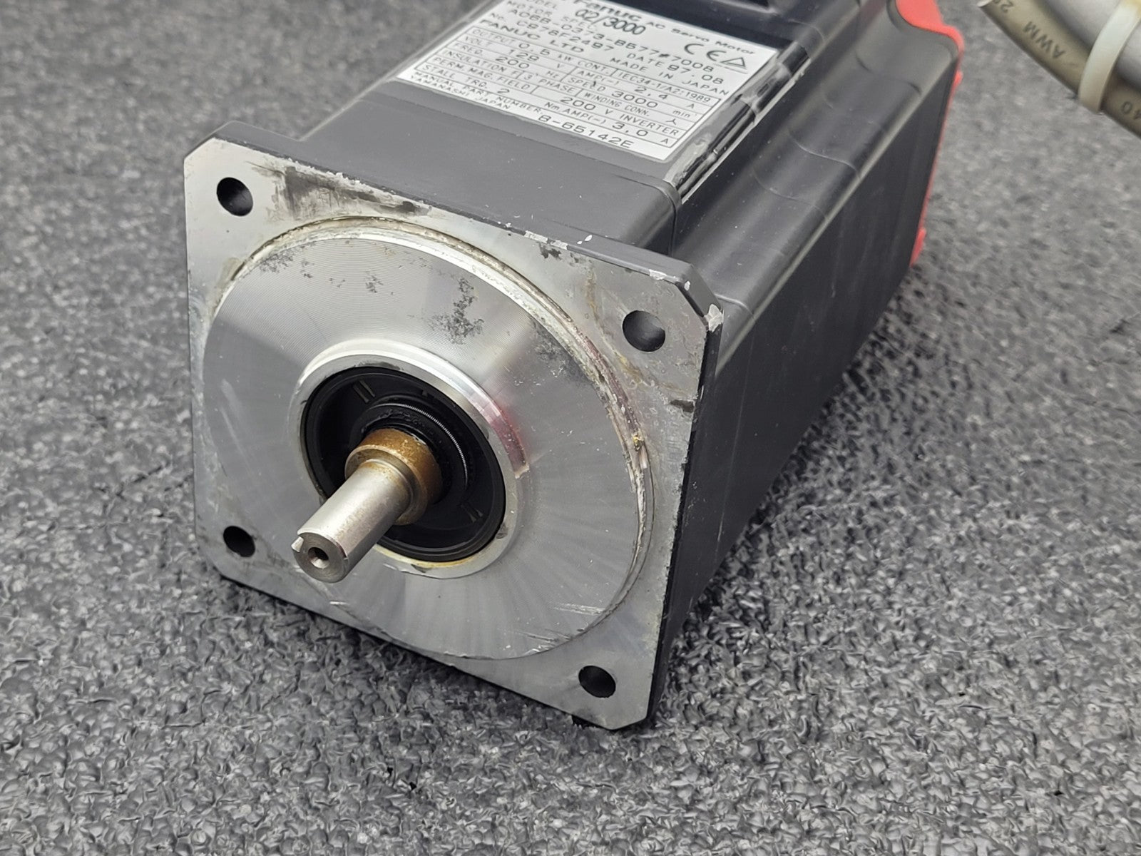 GE Fanuc AC Servo Motor A06B-0373-B577#7008  A06B0373B5777008 [A]