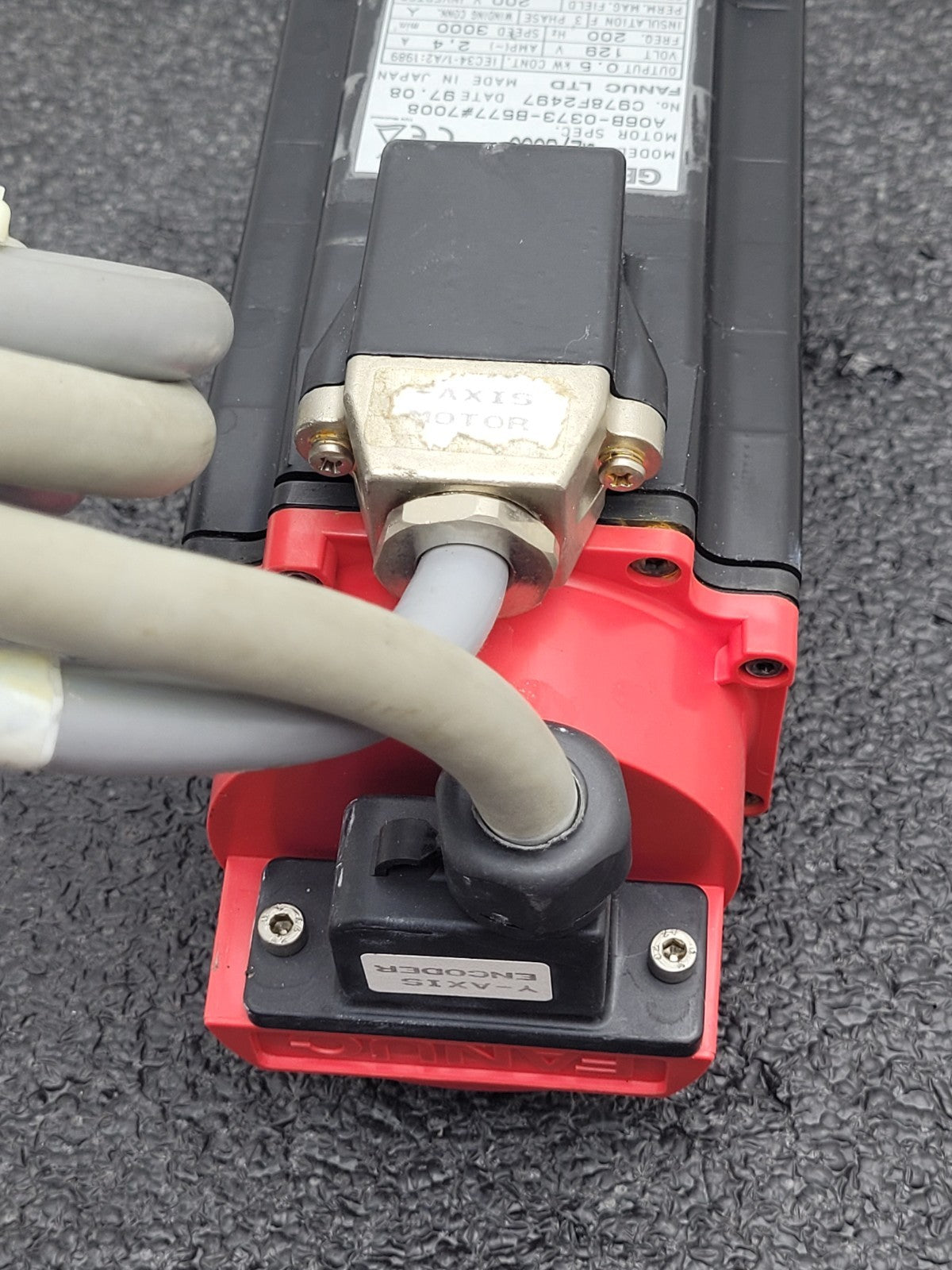 GE Fanuc AC Servo Motor A06B-0373-B577#7008  A06B0373B5777008 [A]