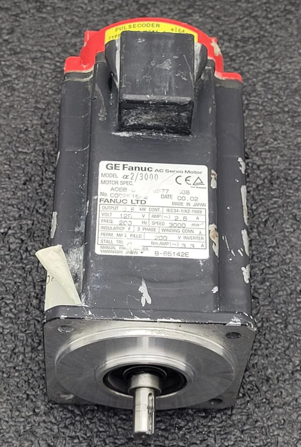 GE Fanuc AC Servo Motor A06B-0373-B577#7008  A06B0373B5777008 [B]