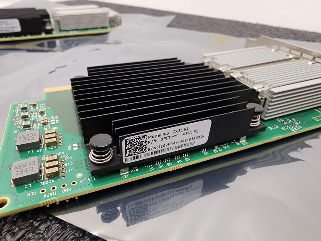 2x Dell ConnectX-5 CX516A Dual-Port 100GbE QSFP Network Adapter Dell P/N: 09FTMY