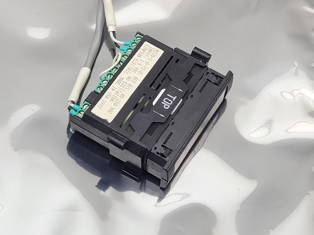 SIMPSON Panel Meter Single Line Red B/L M235-1-0-72-0 250VAC 85-250VAC 1-5VDC