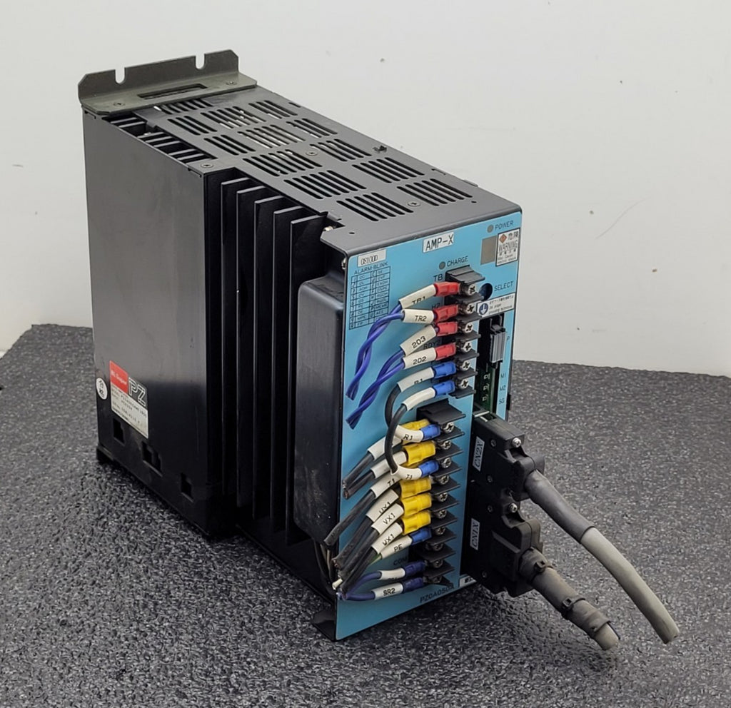 SANYO DENKI AC SERVOMOTOR P5, P50B08100DXS27 / PZ0A050AME1S00 Servo Amplifier PZ