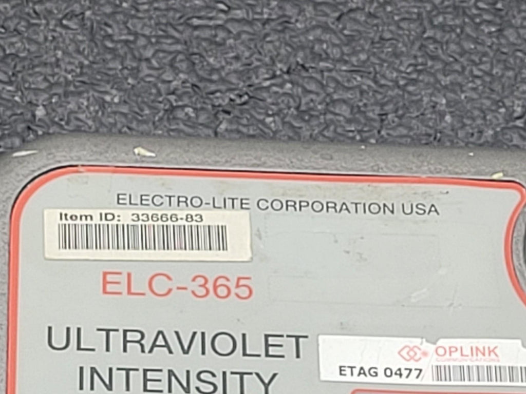 ELC-365 ULTRAVIOLET INTENSITY METER  SENSOR HEAD powers up