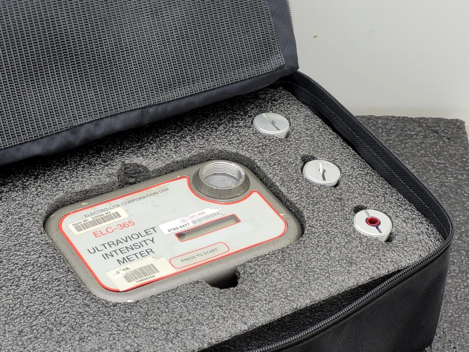 ELC-365 ULTRAVIOLET INTENSITY METER  SENSOR HEAD powers up