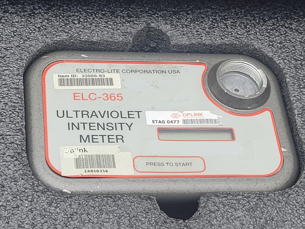 ELC-365 ULTRAVIOLET INTENSITY METER  SENSOR HEAD powers up